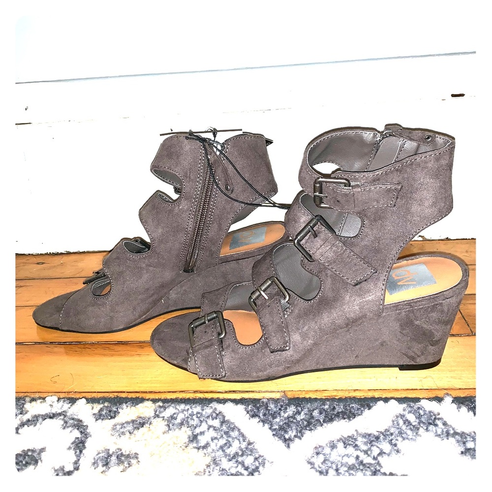 Never worn wedge heels
